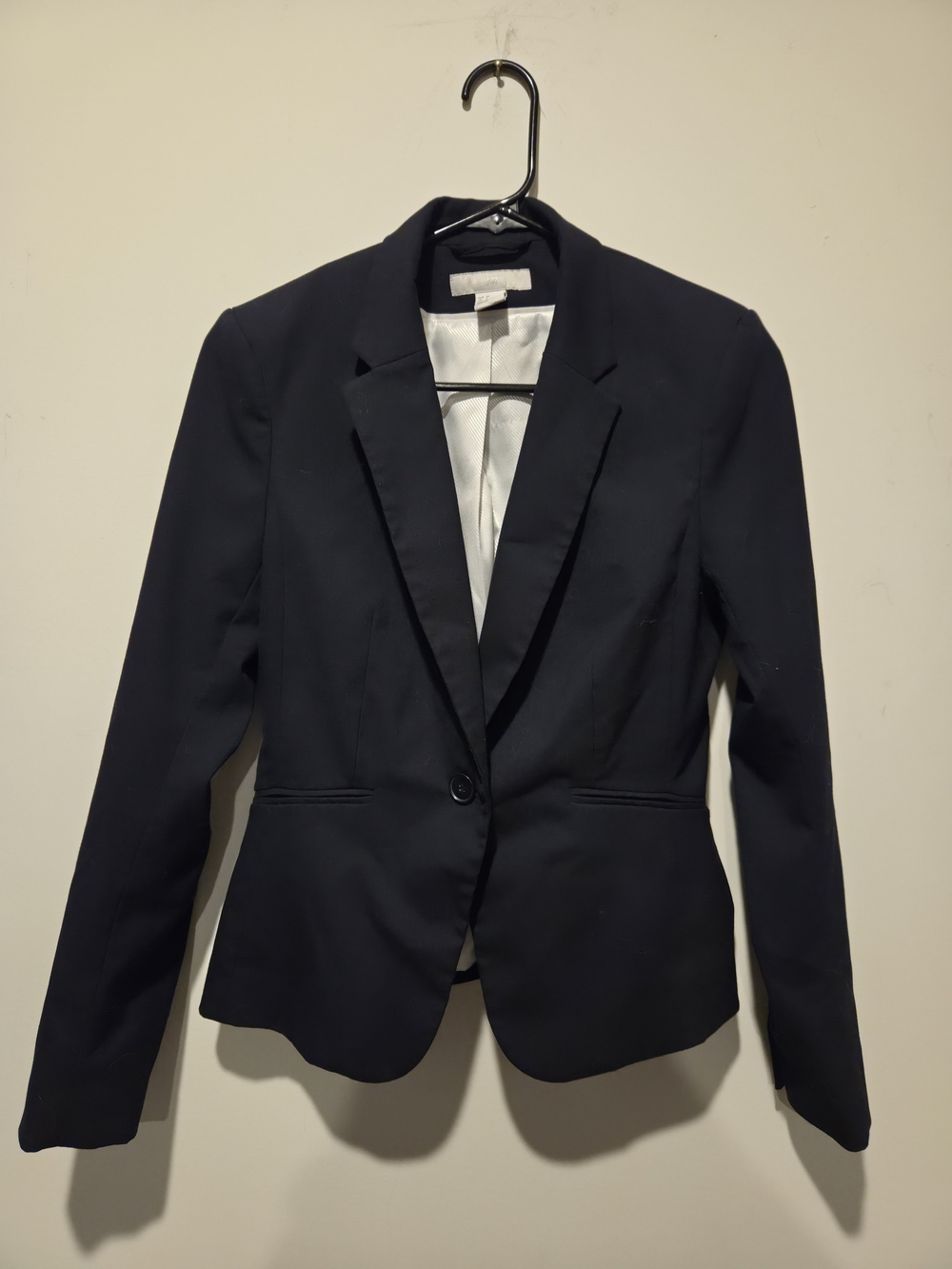 H&M Women's Black Single-Button Blazer